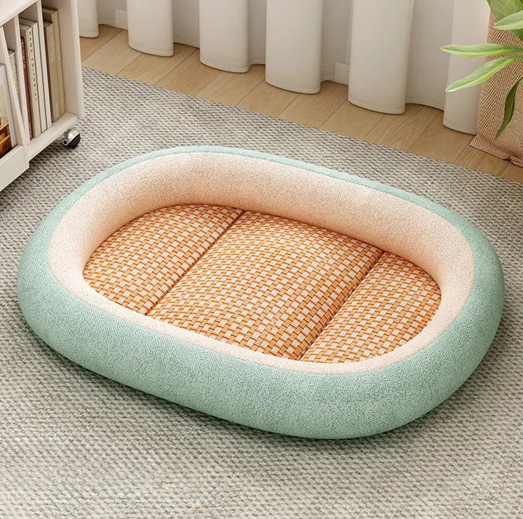 Removable washable pet cooling nest in multiple colours with cotton filling for dogs and cats
