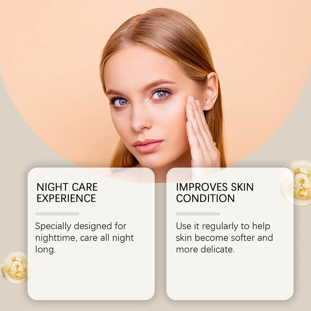 Moisturising facial mask for skin lightening with 30g content and 5.1x3.9cm dimensions