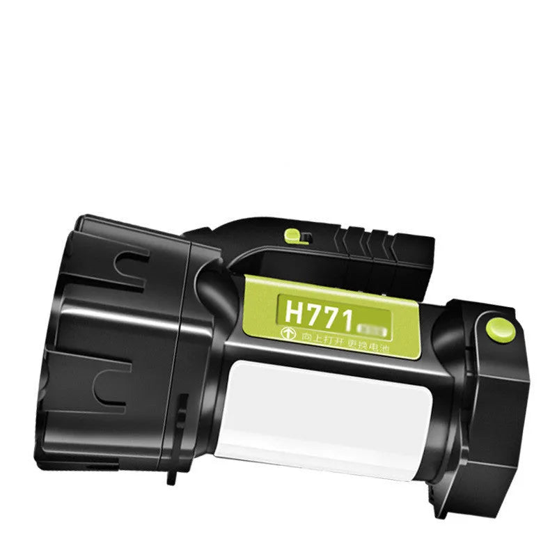 H771 portable camping lamp with shoulder strap and removable battery