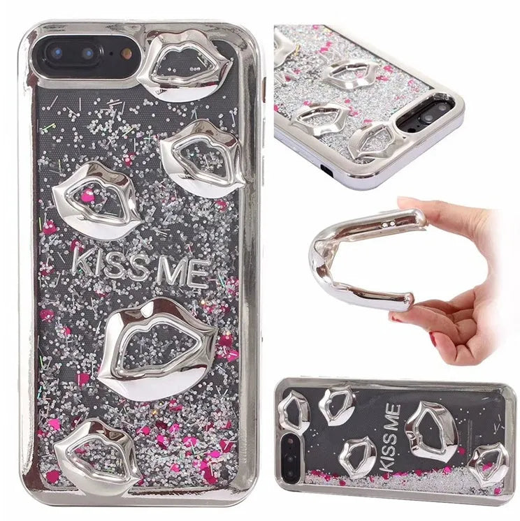 TPU phone back cover with 3D lips for Huawei P20 and P30 models in various colours.