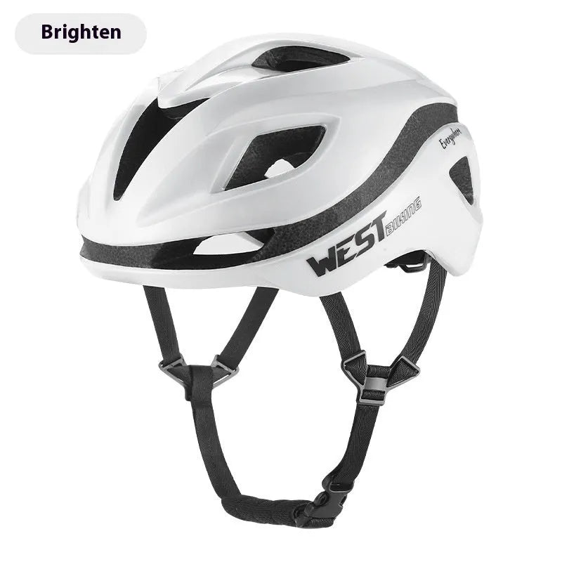 Road bike safety helmet in multiple colours with PC EPS construction for cycling protection