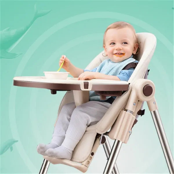 Baby chair for toddlers 24 months plus with grow-up design and eco-friendly waterproof plate, available in pink.