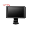 7-inch vehicle MP5 player with LCD screen and mounting bracket on black background
