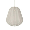 Japanese-style grey-blue net pumpkin shaped pendant ceiling lamp with a branched iron frame.