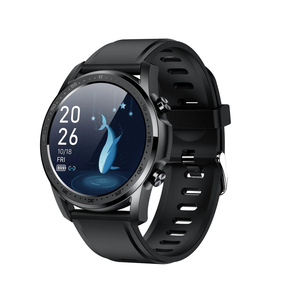 Youth2 smart bracelet with 1.3-inch screen on a wrist, showing zinc alloy case in black or grey.