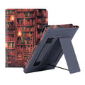 Kindle Paperwhite leather case with integrated wrist strap in a choice of colours including black calfskin.