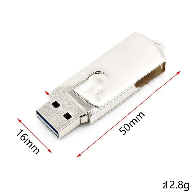 Small green PCB USB module with ATMEGA32U4 chip for microcomputer development.