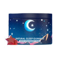 Sealed container with 60 melatonin soft candy gummy capsules for dietary supplement use