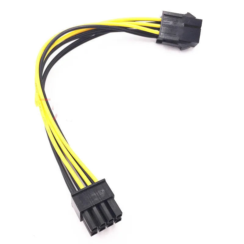 6P to 8P graphics card power cable with 20cm length for PC GPU connection
