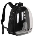 Medium-hard PC pet space bag with side opening in a solid colour, suitable for cats and small dogs.