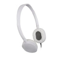 Home Fashion simple solid colour headset, black wired over-ear headphones with retro style, 1.2m cable and 3.5mm plug