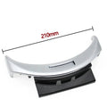 Electroplated armrest button panel for Mercedes C/GLC in silver, black, and carbon pattern finishes