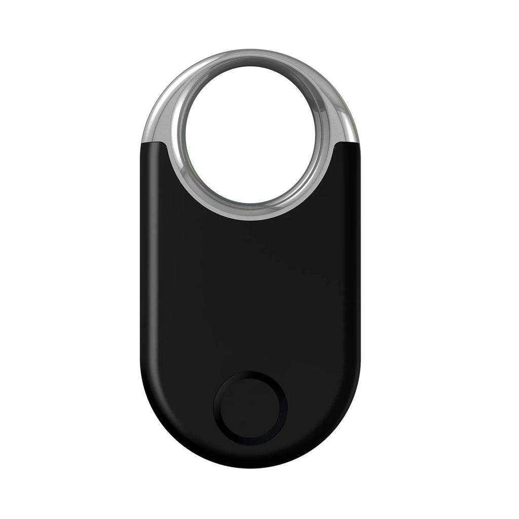 Compact black and white GPS anti-lost tracker for pets and children with USB port