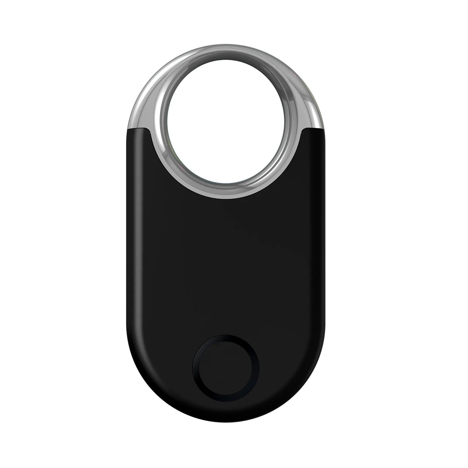 Compact black and white GPS anti-lost tracker for pets and children with USB port