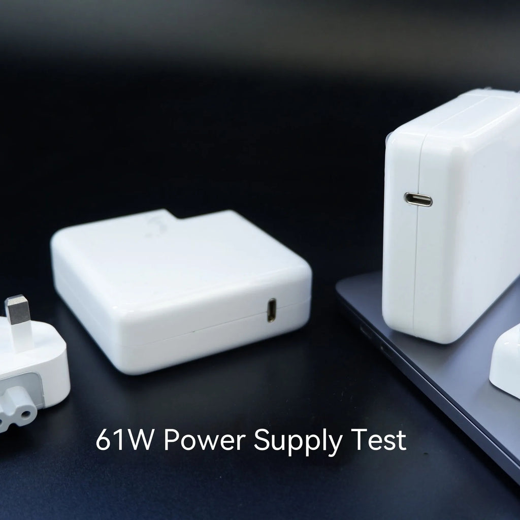 Laptop power adapter with multiple wattage options and international plug formats