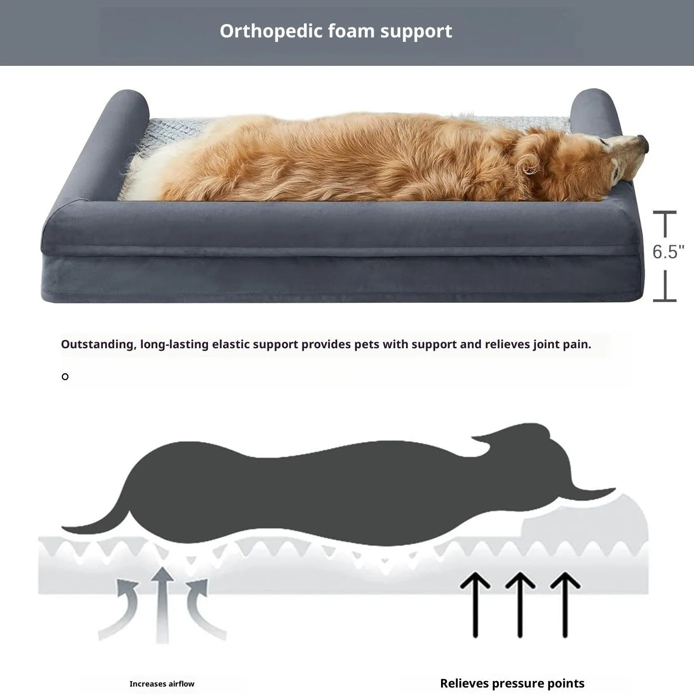 Rectangular cloth pet sleeping mat for dogs in brown, dark gray, and gray with size options L XL 2XL