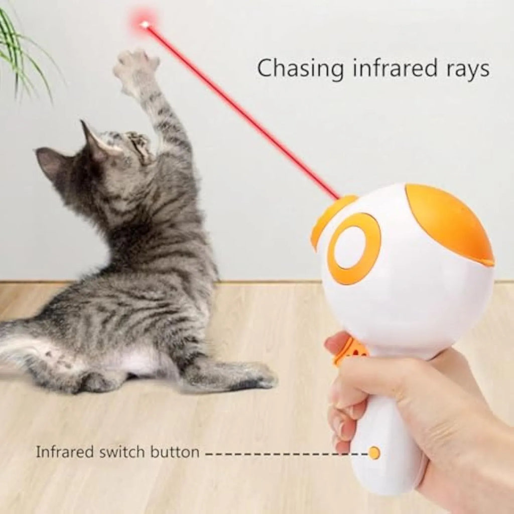 Green, orange, or pink dog treat launcher and slow feeder interactive toy.