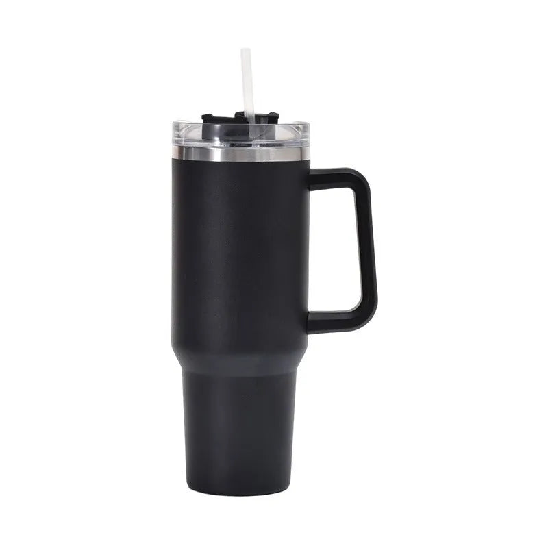 304 stainless steel vacuum cup 40oz second generation in black with double-wall insulation