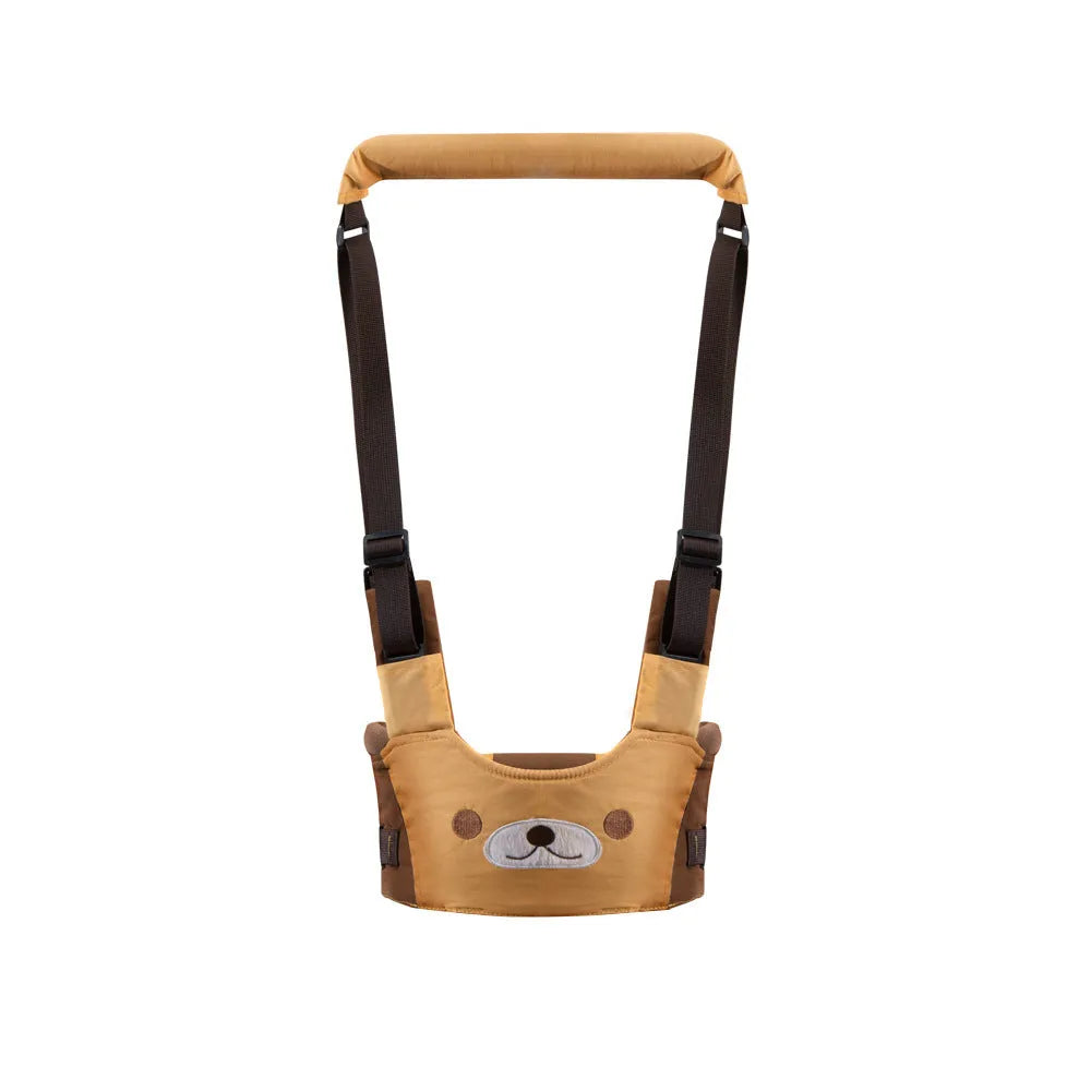 Baby walking harness belt in blue colour with crotch support for toddler walking practice