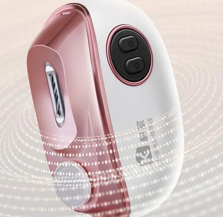Blue electric nail clippers and automatic nail polish two-in-one manicure tool with Type-C charging port