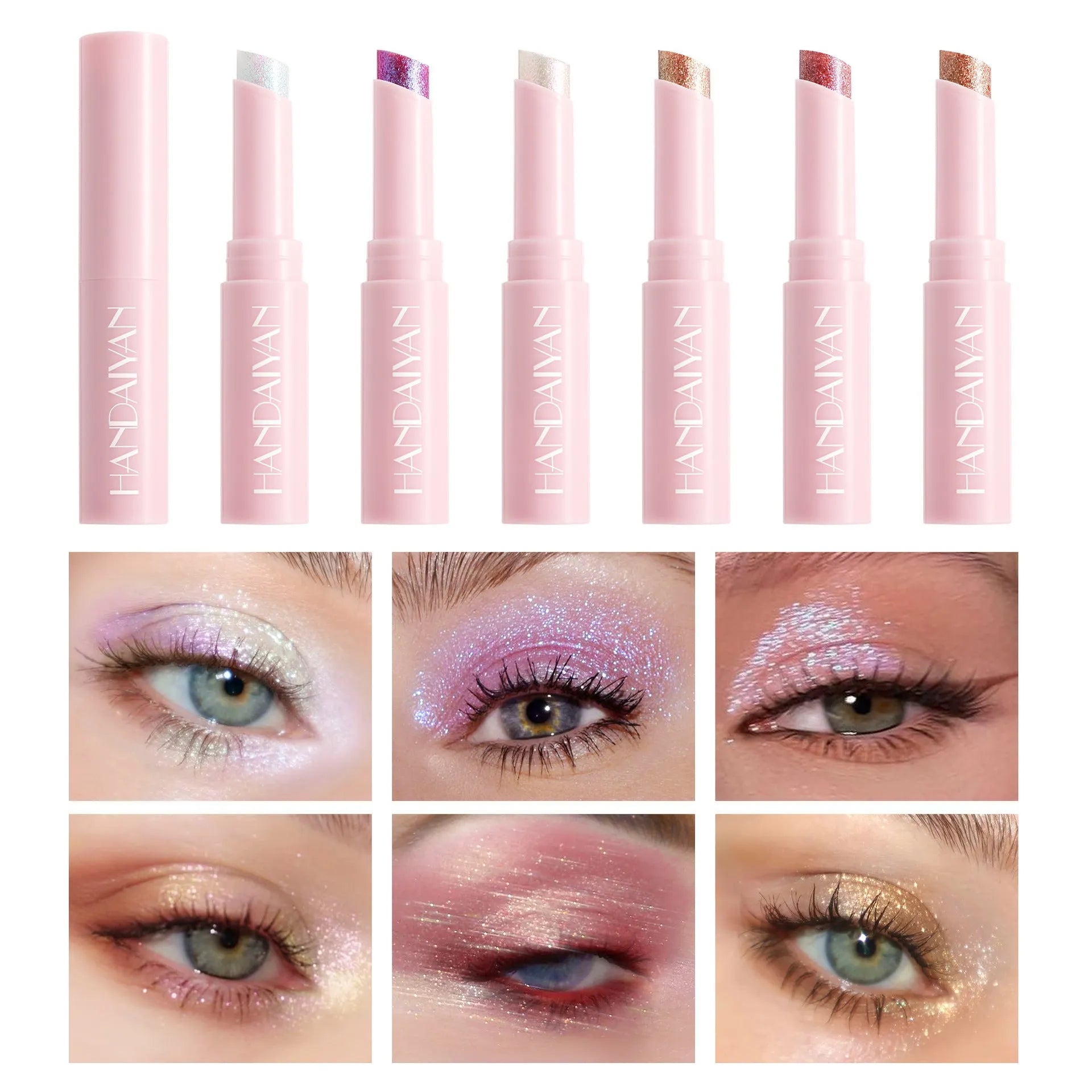 Jelly Highlighter Stick in ultra-fine waterlight finish, super fine shimmer, multi-colour, net content 3.1g