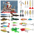Plastic fishing bait set in gift box with 24 pieces Type A option