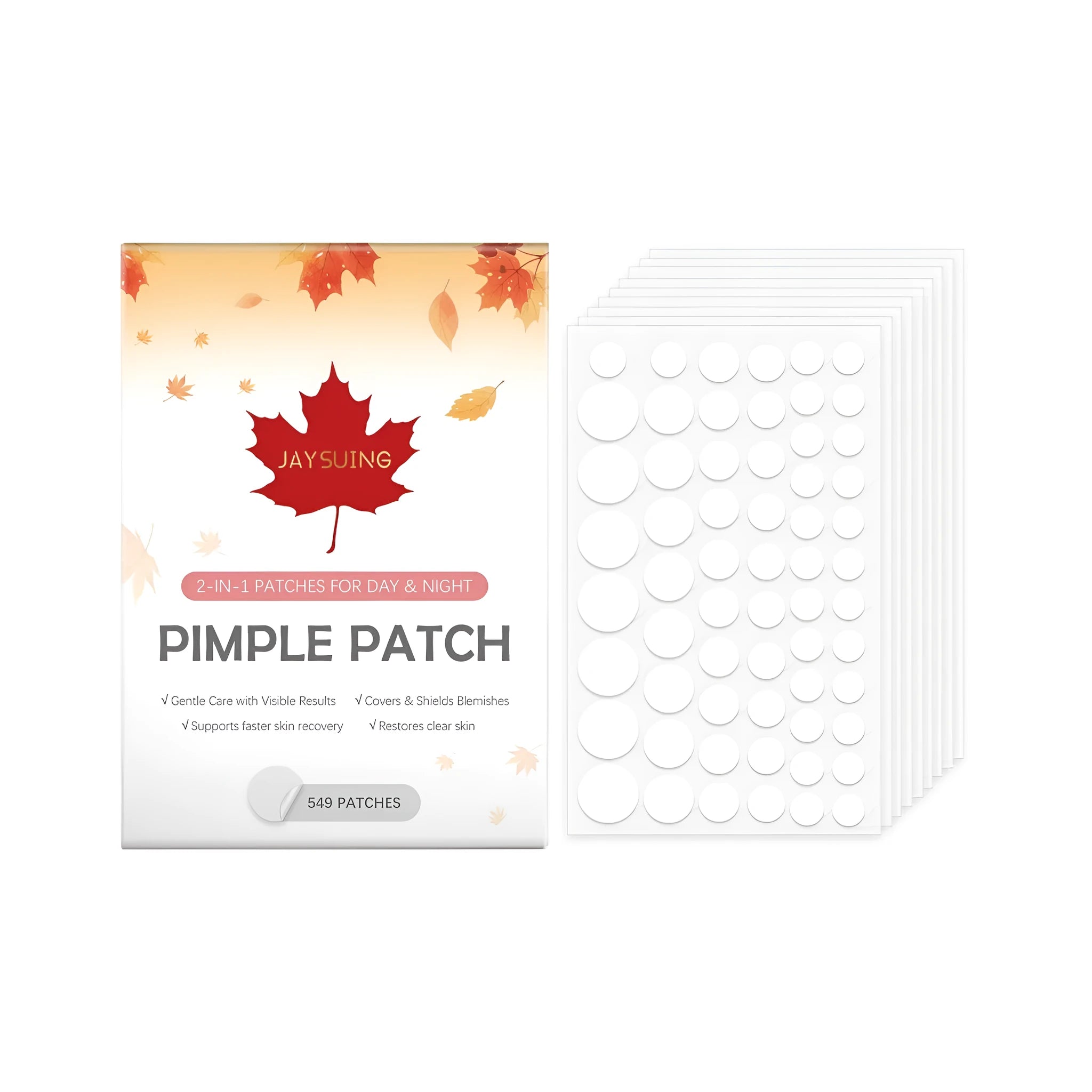 Tea tree oil pimple patches 549 count with salicylic acid for acne treatment