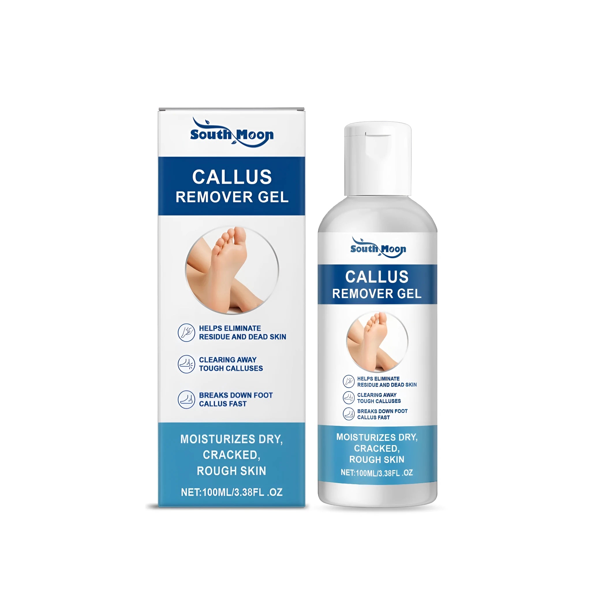 100g tube of callus remover gel with coconut oil and tea tree oil extracts