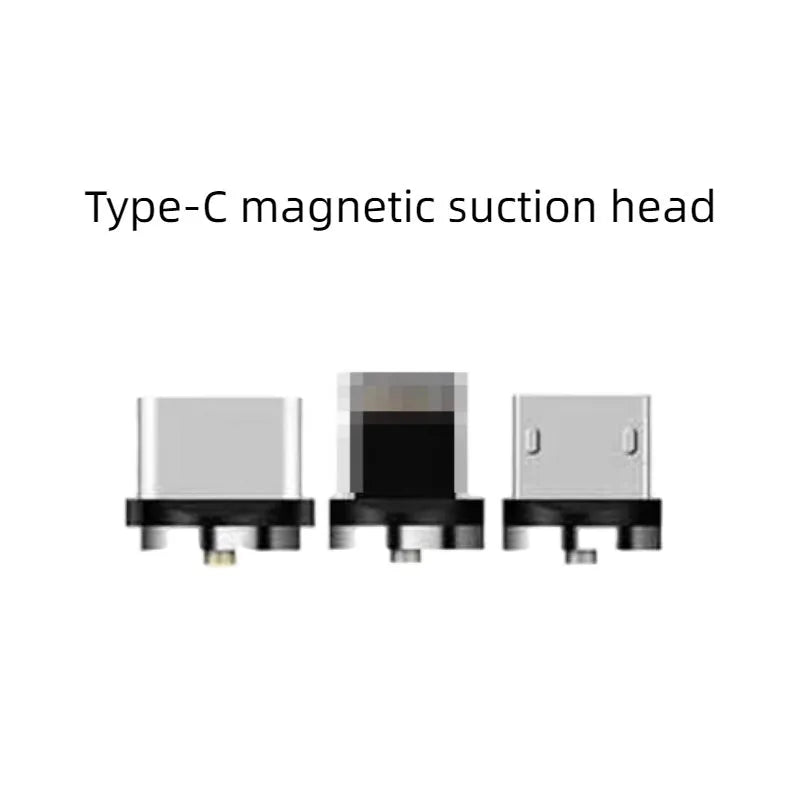 3-in-1 magnetic charging cable with Android, Type C, and Apple connectors in multiple colours