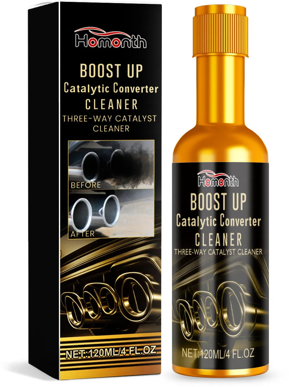 Catalytic converter cleaner 120ml 2-pack PE bottle with EDTA and sodium bicarbonate formula