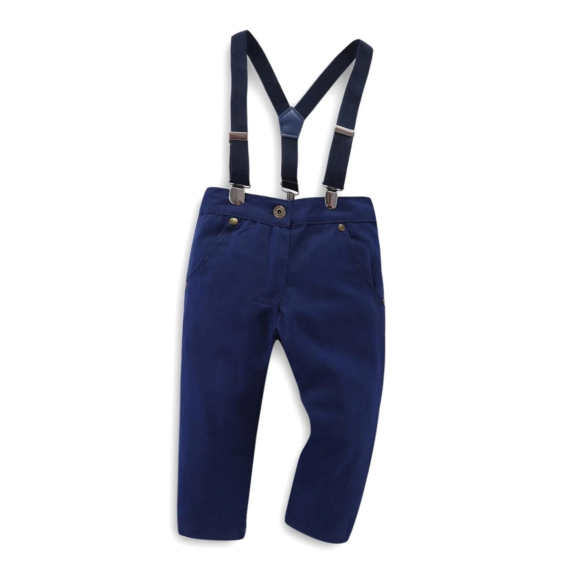 Blue European-American style boys suit with jacket and trousers for ages 8+ and heights 90-130cm