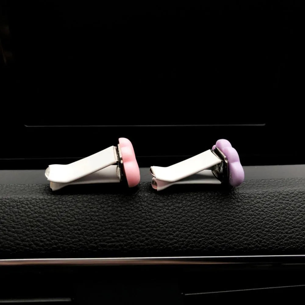 Resin Baiyun cartoon car fragrance clip for air vent in multiple colour options