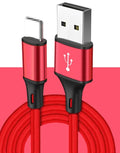 2 metre USB mobile phone charging cable with Apple Lightning and Android Type-C compatibility