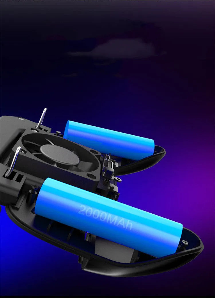 Black mobile game controller with USB connector and aluminium alloy components for smartphone gaming