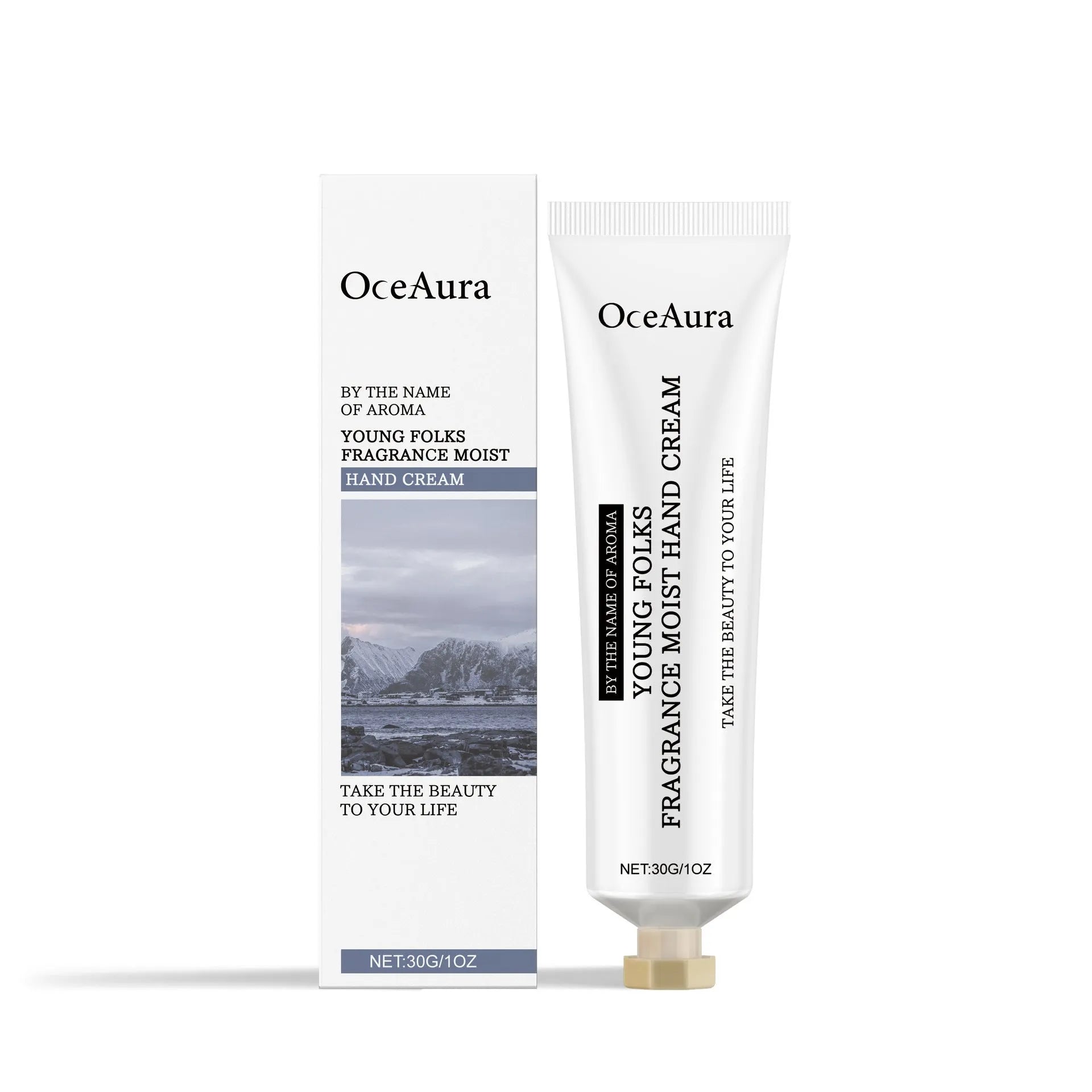 30g tube of moisturising hand cream with glycerin and hyaluronic acid