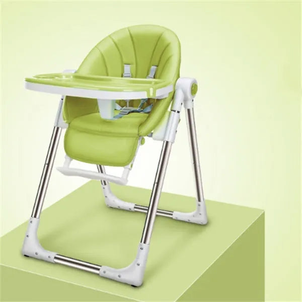 Baby chair for toddlers 24 months plus with grow-up design and eco-friendly waterproof plate, available in pink.