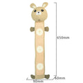 Fleece Rabbit plush dog toy with squeaker for training and food hiding games