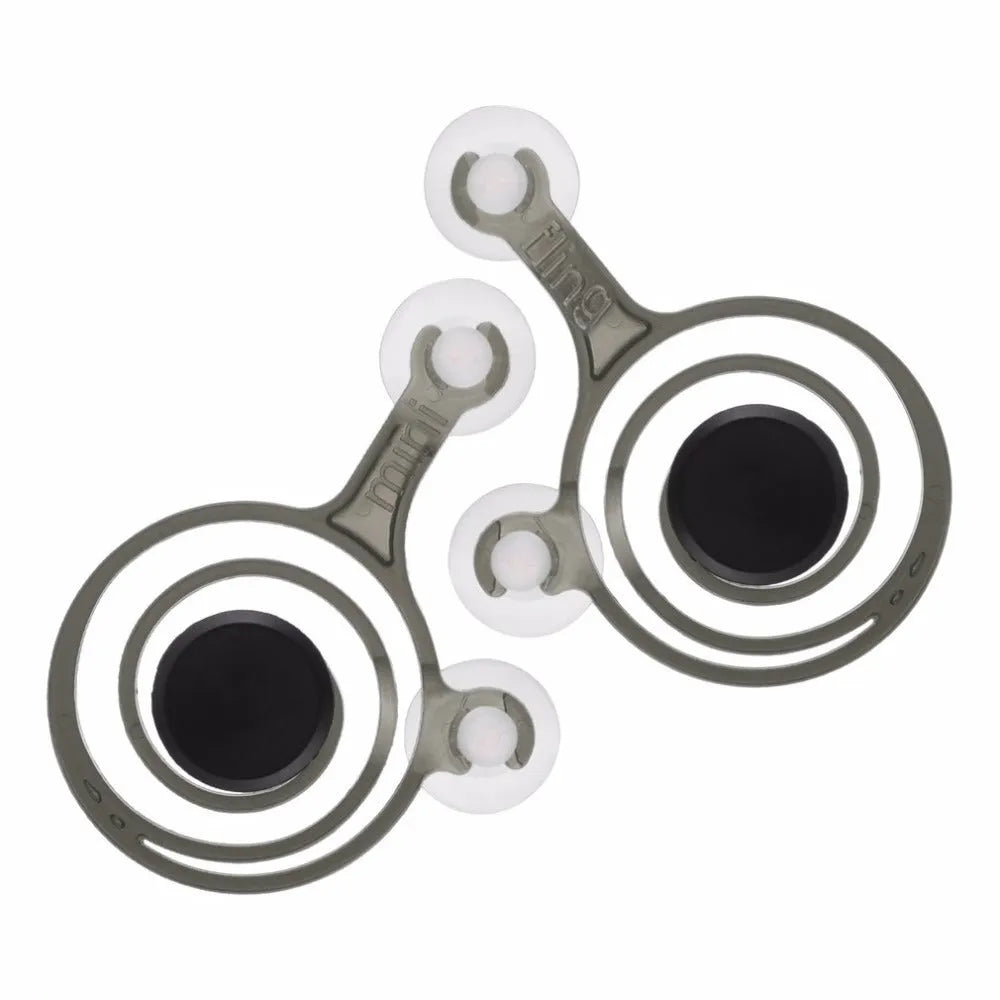 Two universal mini joystick grips for smartphone touchscreen gaming, shown with colour options.