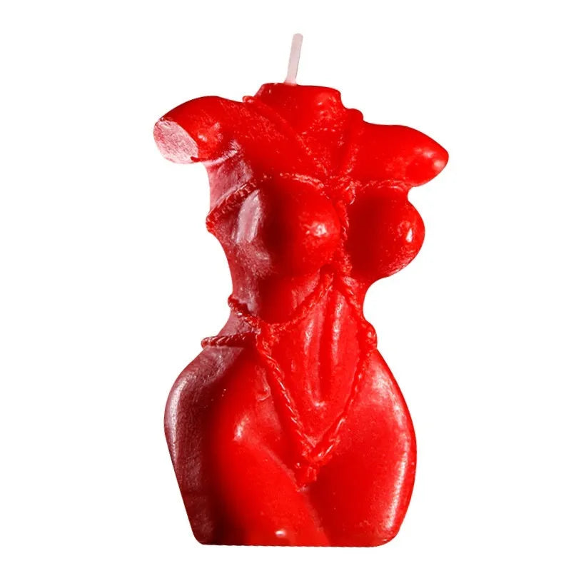 Smsexy Props soy wax low temperature massage candle in Rose Red, Spring Pink, and Lilac Purple colours.