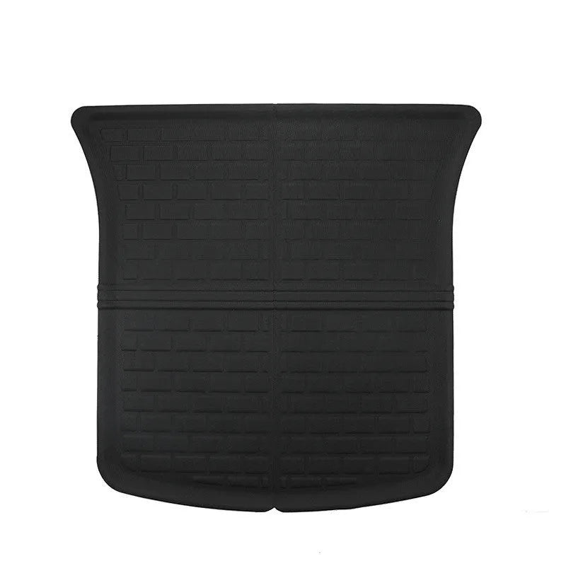 TPR floor mats for Tesla Model Y including foot mats, tailbox mats and front storage compartment mats