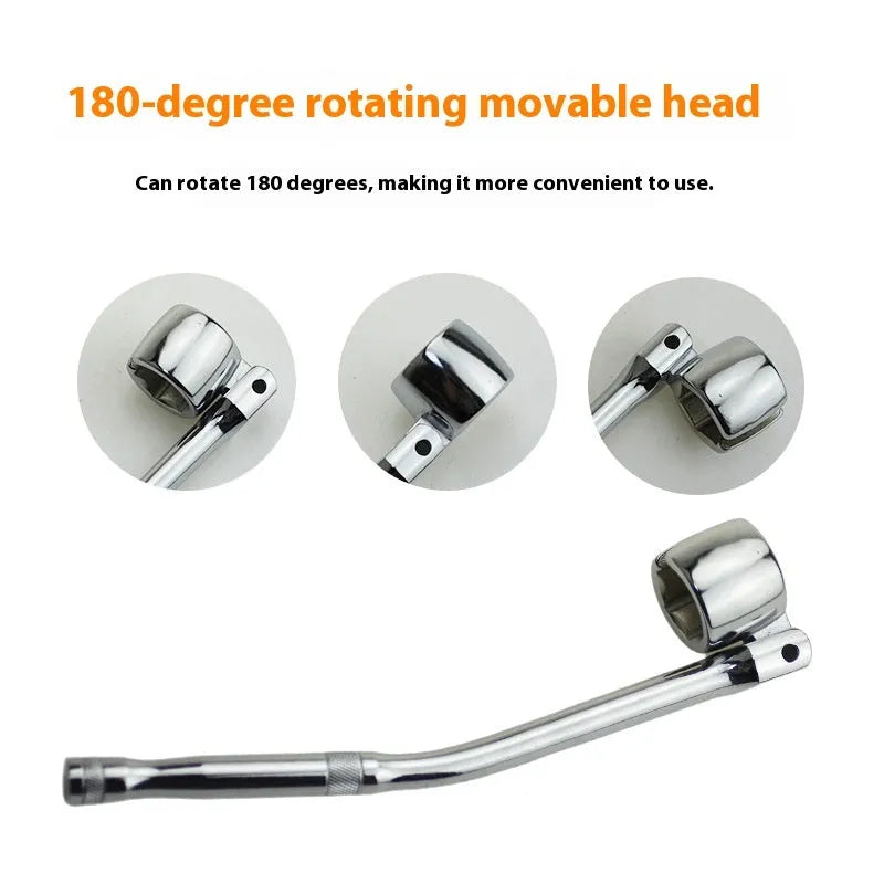 22mm hexagonal oxygen sensor removal tool with 270mm chromium vanadium steel shaft