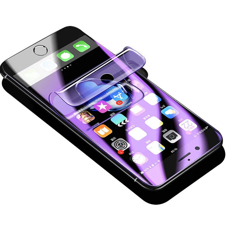 Curved hydraulic film screen protector for Samsung Galaxy phones with matte HD finish
