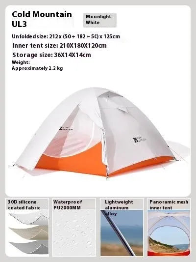Cold Mountain Snow Wing UL2 EXO double outdoor camping rainproof windproof floor mat for hiking tent