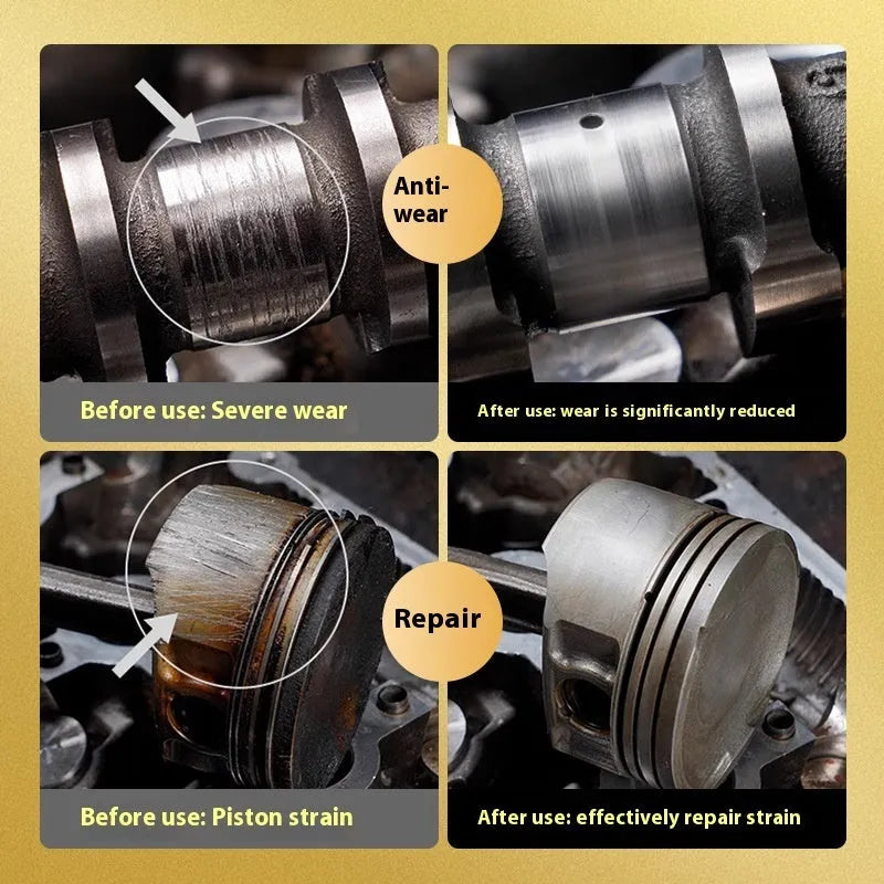 60ml engine oil anti-wear additive bottle with white cap for car engine protection