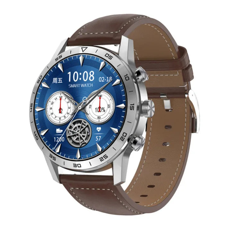 Fitness tracker smart watch with 1.39-inch IPS full screen, Bluetooth call feature, and step counter on display