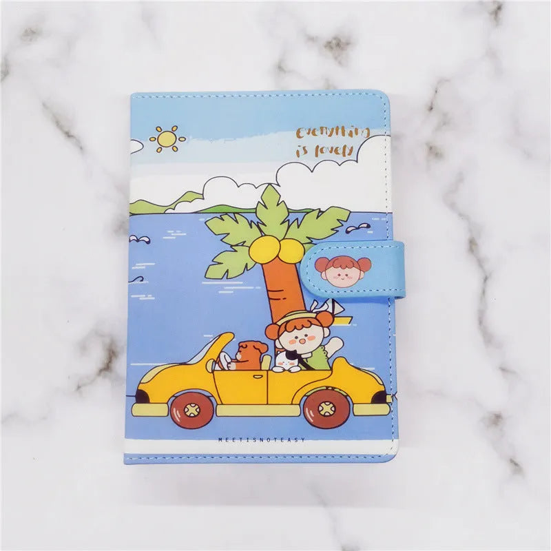 A5 thread-bound notepad with thematic paper cover and 180 Daolin paper sheets