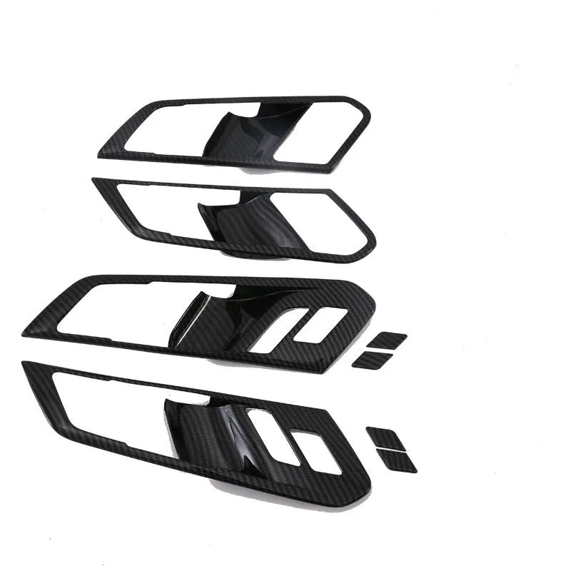 Black ABS cup holder decoration for 2019 BMW X5 centre console replacement