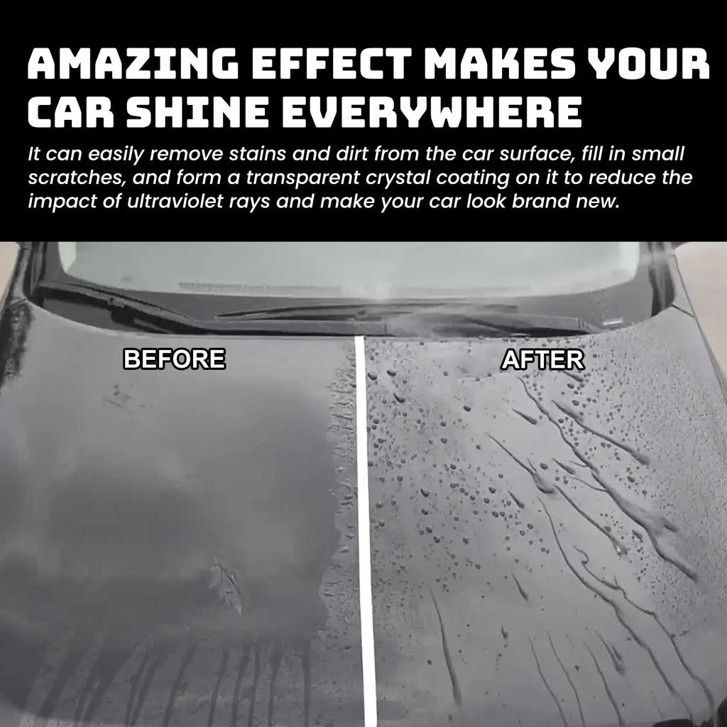 Car coating wax block and sponge applicator for vehicle paint renovation and dustproof protection