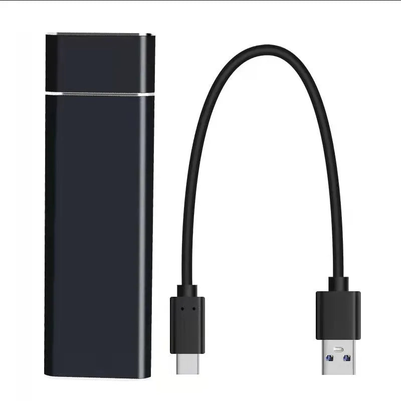 6TB mini mobile hard disk with metal shell in black, blue, orange, red, or silver colour options