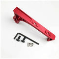 Aluminium keymod and mlok hand stop for ar15 tactical rifles in black and red colour options